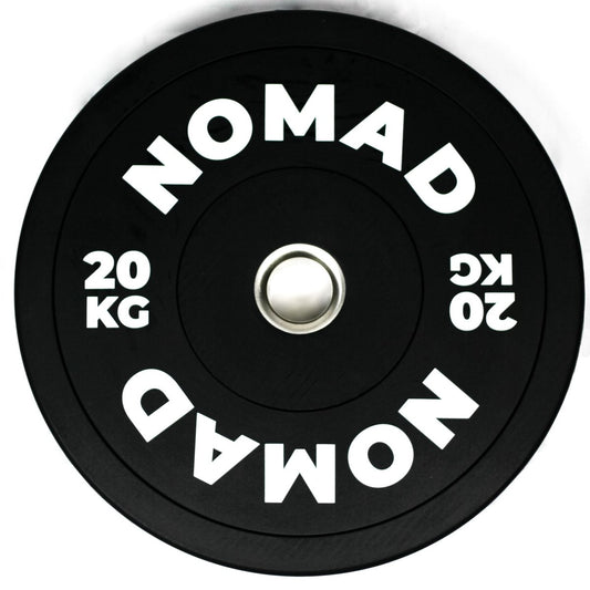 Black Bumper Plates - NomadStrengthCo (Pair) - Desert Barbell