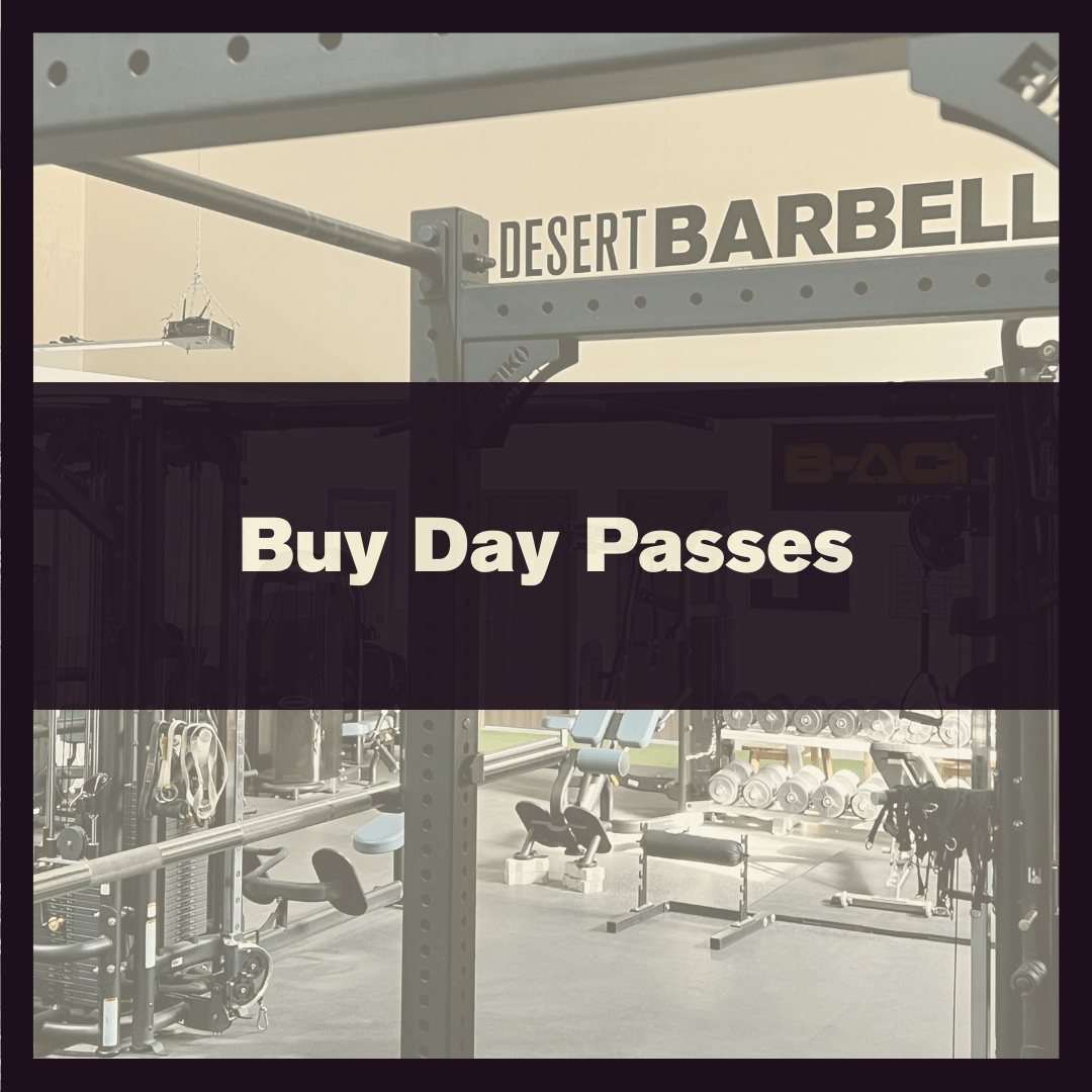 Buy Day Passes - Desert Barbell