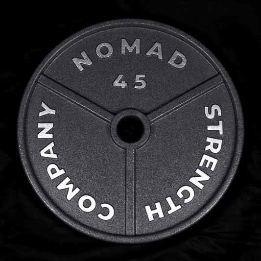 Cast Iron Plates - NomadStrengthCo (Pair) - Desert Barbell
