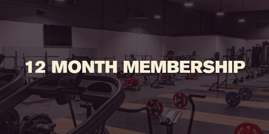 12 month membership, pre - paid - Desert Barbell