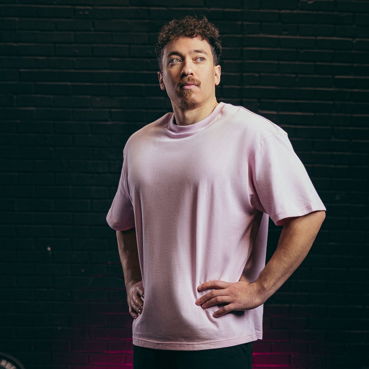 Nova Oversized T-Shirt Unisex Pastel Pink - Desert Barbell