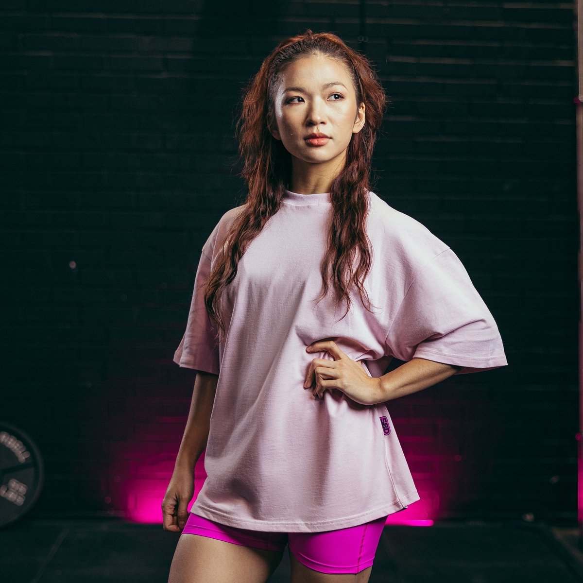 Nova Oversized T-Shirt Unisex Pastel Pink - Desert Barbell