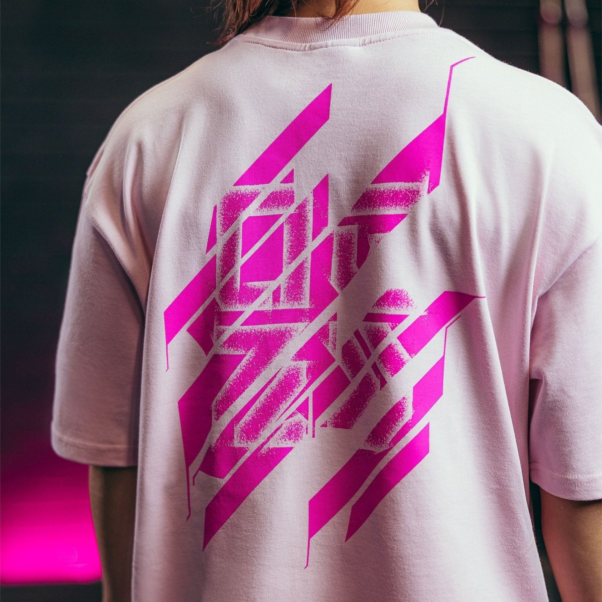 Nova Oversized T-Shirt Unisex Pastel Pink - Desert Barbell