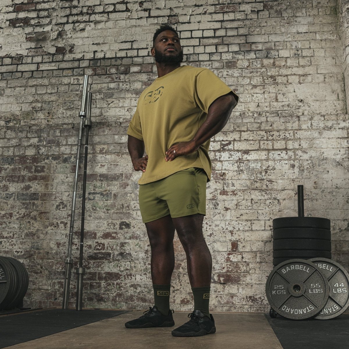Resolve Oversized T-shirt (Sand) - Desert Barbell