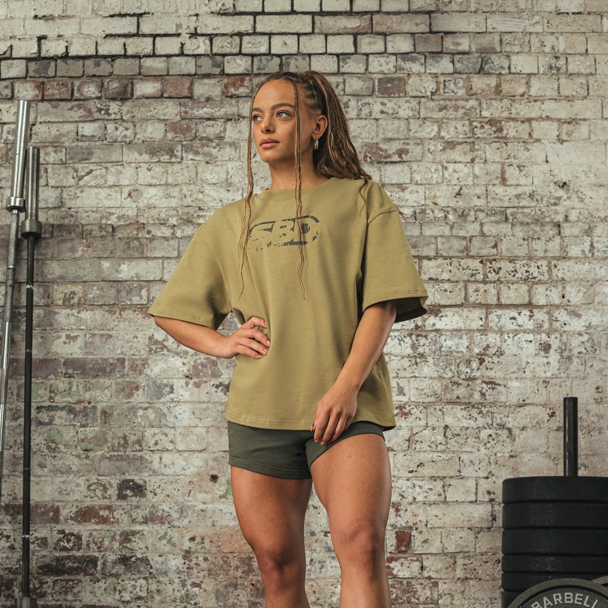 Resolve Oversized T-shirt (Sand) - Desert Barbell