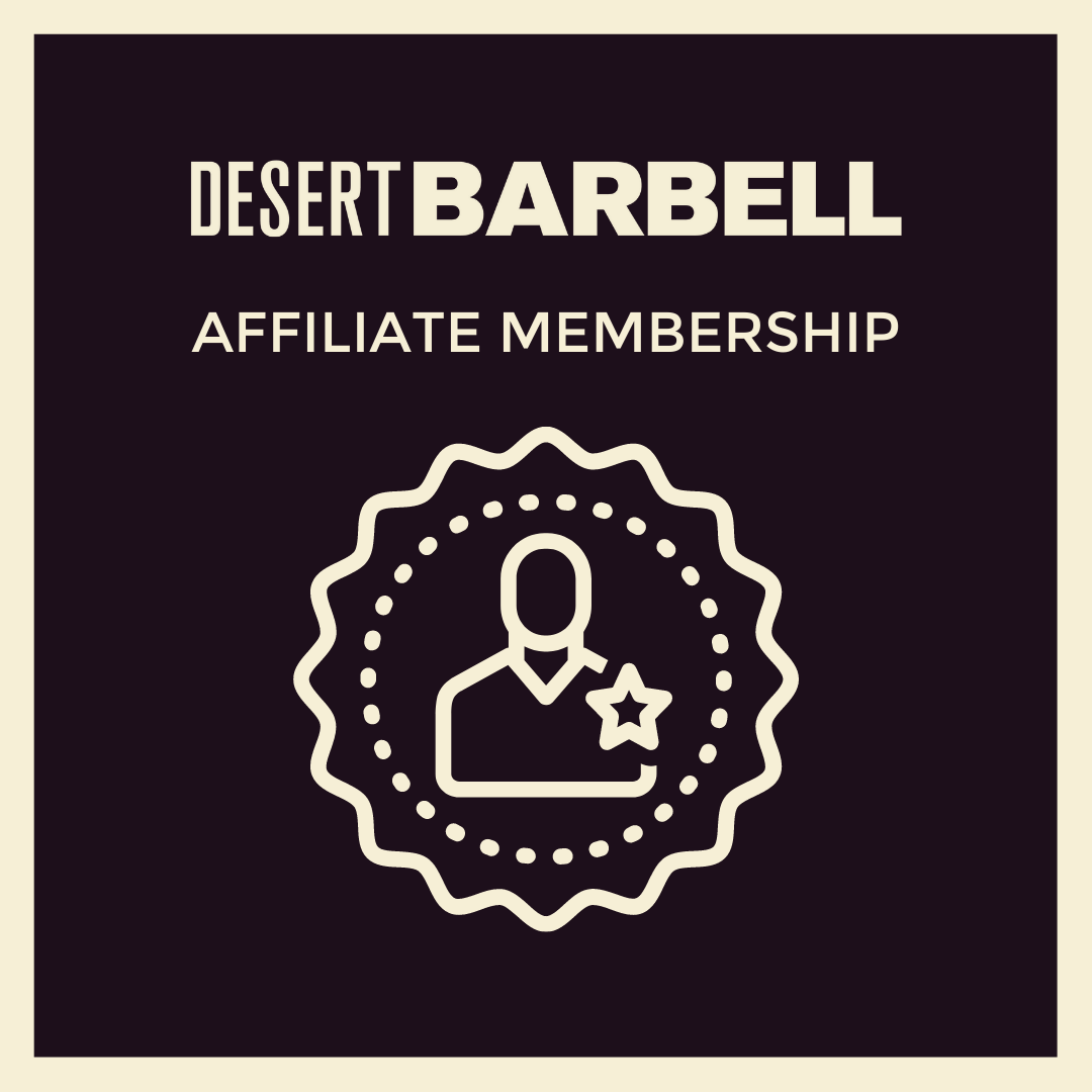 DESERT BARBELL Affiliate Membership - Desert Barbell